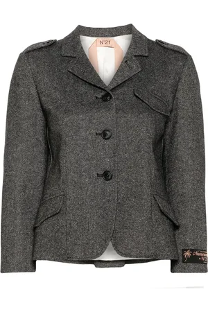 Nº21 Mélange-effect jacket