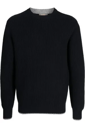 N.PEAL Ribbed-knit cashmere jumper