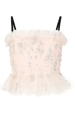 Macgraw Beloved corset tulle top