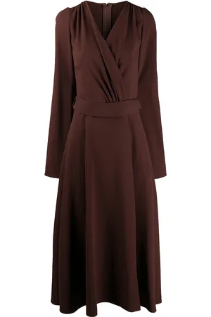 Dolce & Gabbana Belted longuette dress