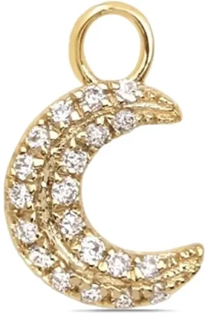 Lark & Berry 9kt yellow Marvelous Moon diamond charm