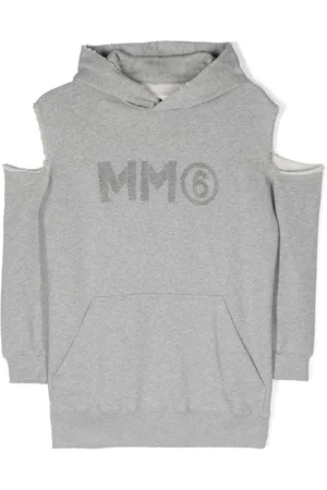 Maison Margiela Logo-print cut-out dress