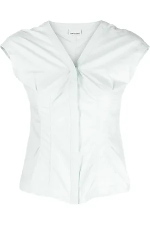 Low Classic Cap-sleeved cotton shirt