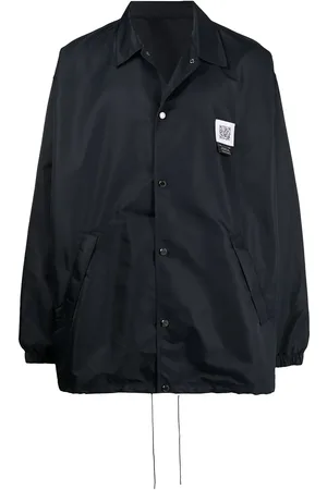 Fumito Ganryu Logo patch shirt jacket