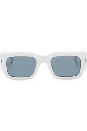 Dsquared2 Hype logo-print rectangle-frame sunglasses