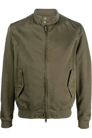 HERNO Cazadora cotton-linen bomber jacket