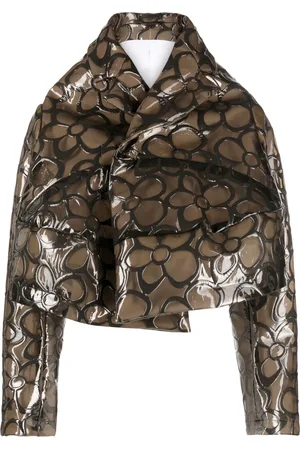 Comme des Garçons Floral-print cropped jacket
