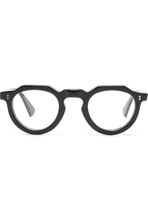 LESCA Crown round-frame glasses