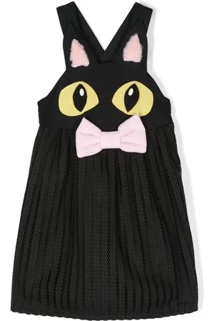 Wauw Capow by Bangbang Maisy cat-appliqué dress