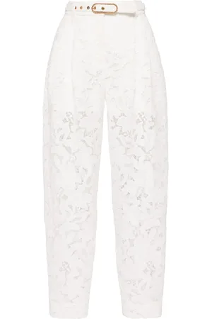 ZIMMERMANN Natura lace tapered trousers