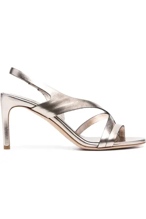 ROBERTO DEL CARLO 85mm slingback-strap detail sandals