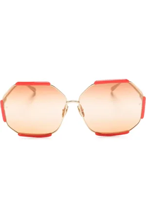 Linda Farrow Margot oversize-frame sunglasses