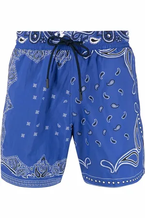 Etro Paisley-print drawstring swim shorts