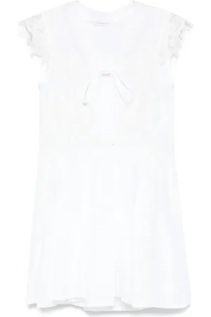 Maurizio Mykonos Lace-detail mini dress