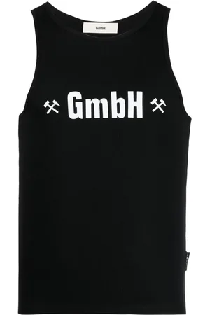 Kennel & Schmenger Logo-print ribbed tank top