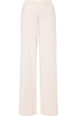 Missoni Chevron-knit wide-leg trousers