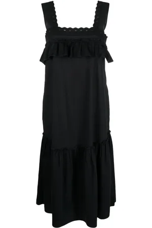 Ralph Lauren Zoe ruffle-trim midi dress