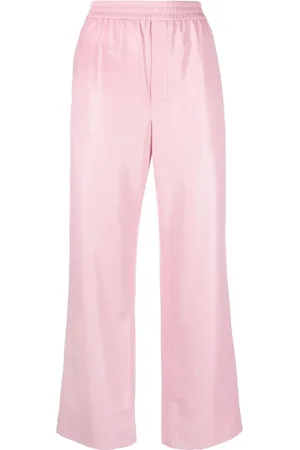 Nanushka Faux-leather drawstring trousers