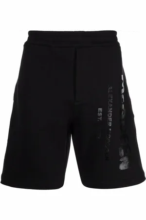 Alexander McQueen Logo-print track shorts