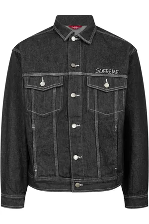 Supreme X Smurfs denim trucker jacket