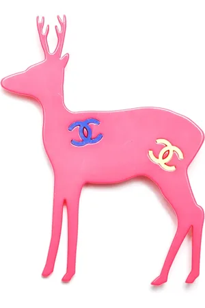 CHANEL 2001 reindeer brooch