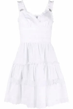 Dolce & Gabbana Broderie-anglaise tiered minidress
