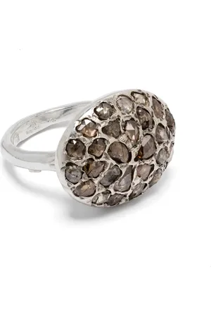 ROSA MARIA Sterling diamond cocktail ring