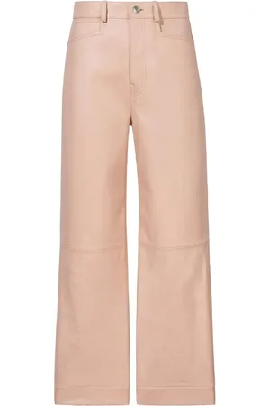 Proenza Schouler Cropped leather trousers
