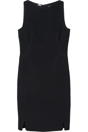 VERSACE 2000s wool sleeveless mini dress