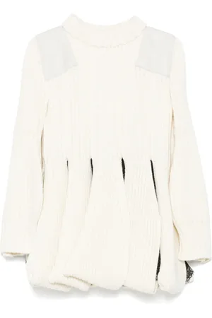 SACAI Cut out-detail mini dress