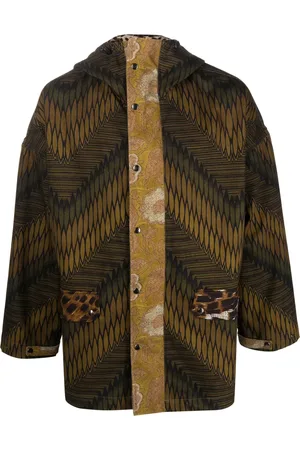 PIERRE-LOUIS MASCIA Graphic-print hooded jacket
