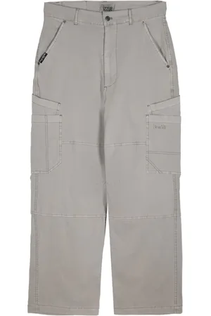 Izzue Straight-leg cotton trousers
