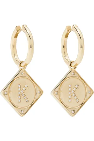 Lauren Rubinski 14K yellow Bruno diamond single earring