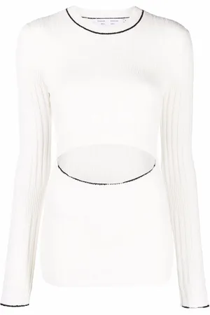 Proenza Schouler Contrast-trim bouclé cardigan
