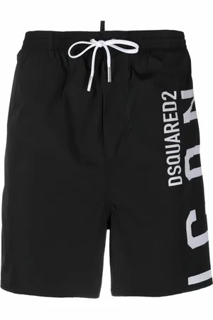 Dsquared2 Logo-print drawstring swim shorts