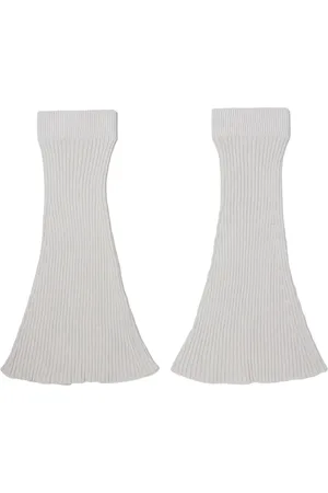OUR LEGACY Ribbed-knit cotton gaiters