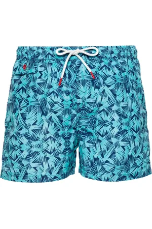 Kiton Graphic-print swim shorts