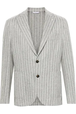 Manuel Ritz Pinstripe single-breasted blazer