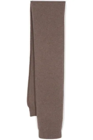Sunspel Ribbed-trim wool scarf