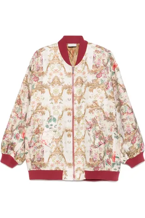 PIERRE-LOUIS MASCIA Botanical-print bomber jacket