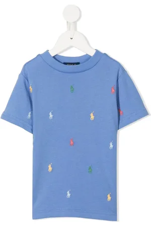 Ralph Lauren All-over embroidered logo T-shirt
