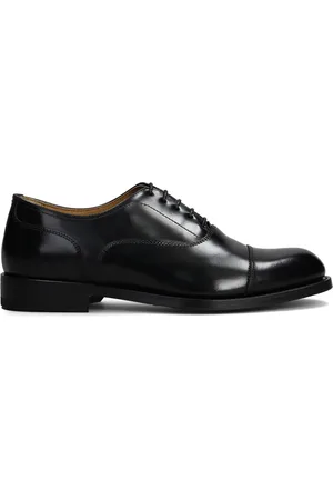 Green george Leather Oxford shoes