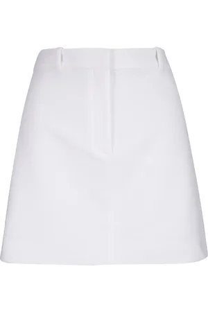 VERONICA BEARD Cotton mini skirt