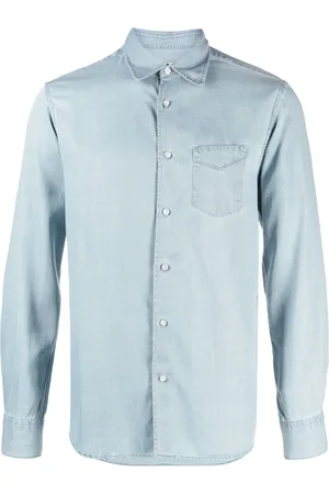 OFFICINE GENERALE Button-up lyocell shirt