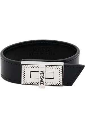 VERSACE Logo-engraved bracelet