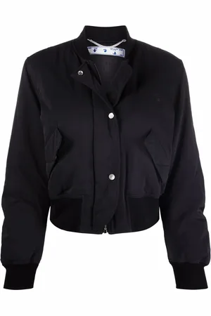 OFF-WHITE Embroidered logo bomber jacket