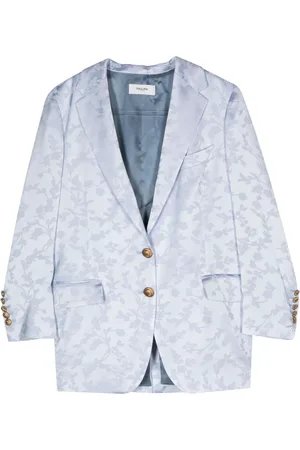 Saulina Patterned-jacquard blazer