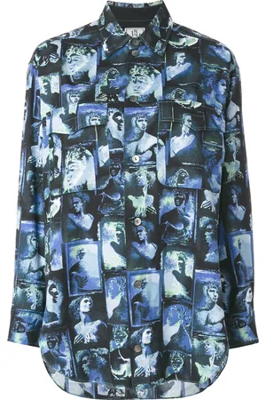 Jean Paul Gaultier Loose photo print shirt