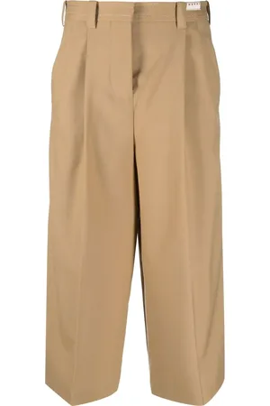 Marni Wide-leg cropped trousers