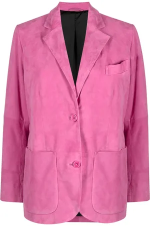 Stand Studio Resort single-breasted suede blazer